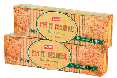 BISCUITS PETIT BEURRE 32/200GR YARYCH UKRAINE