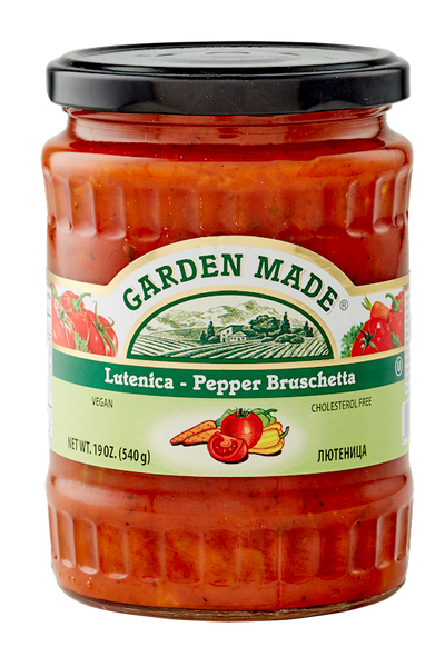 LUTENICA - PEPPER BRUSCHETTA 12/19OZ GARDEN MADE BULGARIA N33114