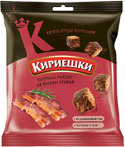 DRY BREAD RYE W/BACON FLAVOR 60/40GR KIRIESHKI NMBC101
