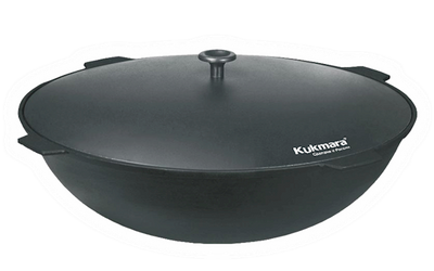 KAZAN BLACK IRON CAST W/LID 12L KUKMARA (KCH121) BY PC