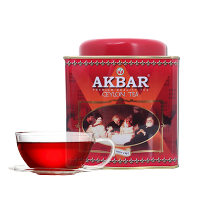 TEA   AKBAR BLACK CEYLON CLASSIC 12/250GR SRI-LANKA