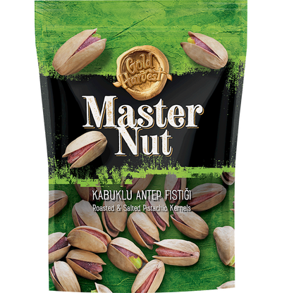 PISTACHIO ROASTED SALTED MASTER NUT 7/150GR GOLD HARVEST