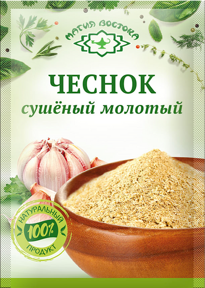 GARLIC DRIED GROUND 40/10GR MAGIYA VOSTOKA N03833