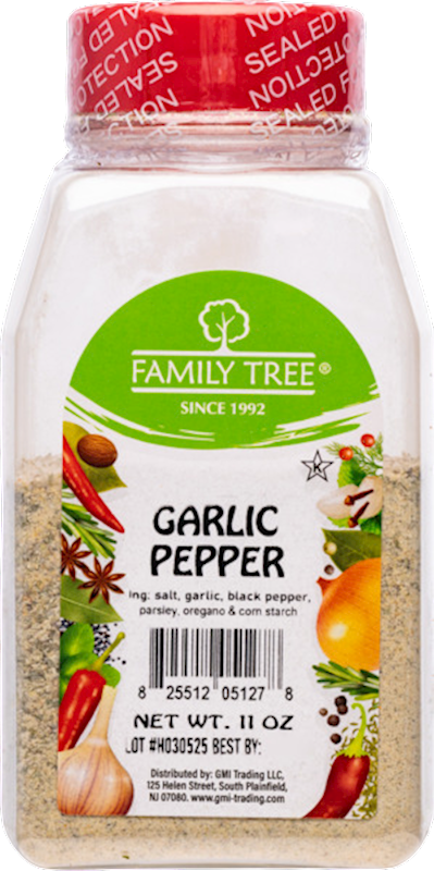 GARLIC PEPPER 12/11OZ FAMILY TREE