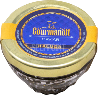 CAVIAR BLACK KALUGA GOURMANOFF 1/50GR (Keep Frozen) NO RETURNS NGK50