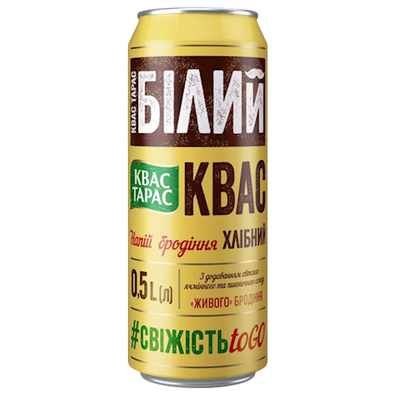 KVAS WHITE CAN 24/0.5L TARAS N55006