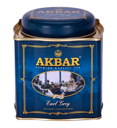 TEA AKBAR BLACK EARL GREY CLASSIC LEAF 12/250GR SRI-LANKA