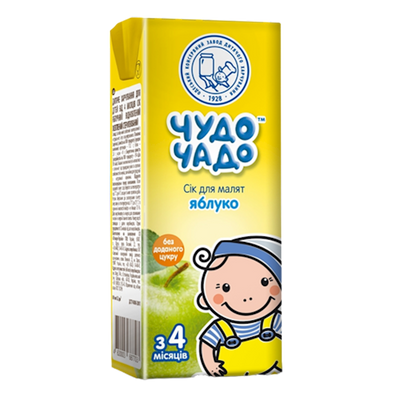 JUICE W/APPLE 18/0.2L CHUDO CHADO