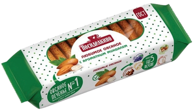 COOKIES OATMEAL W/ALMOND 15/200GR POSIDELKINO RUSSIA N954