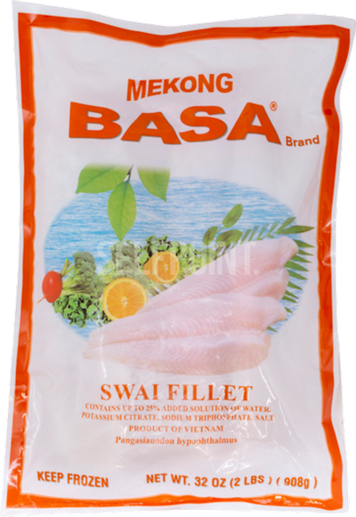 BASA SWAI FILLET FROZEN 10/2LB MEKONG NFZ0015