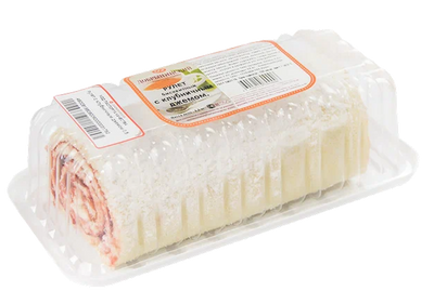 ROLL BISCUIT W/STRAWBERRY JAM 12/500GR DOBRYNINSKIY N9006