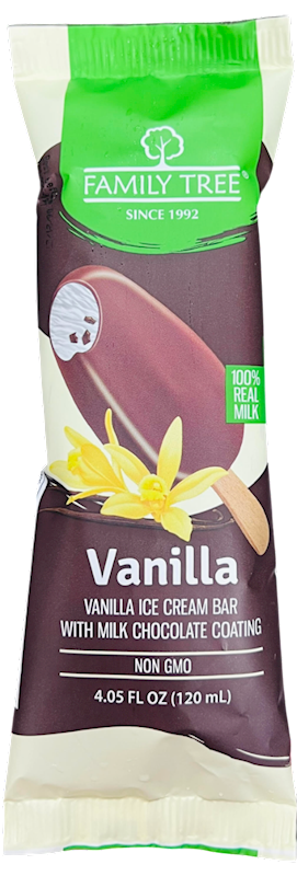 ICE CREAM BAR VANILLA 15/120ML FAMILY TREE N2207NC
