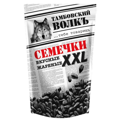 SUNFLOWER SEEDS ROASTED XXL ZIP 10/400GR TAMBOVSKIY VOLK