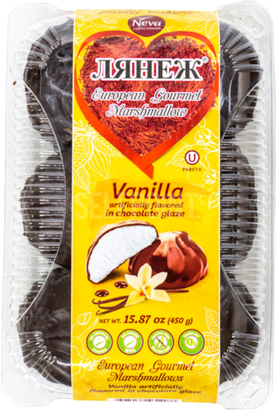 MARSHMALLOW VANILLA GLAZED LA NEIGE 9/450GR NEVA N64