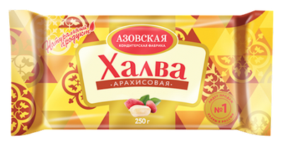 HALVA  PEANUTS 18/250GR AZOVSKAYA