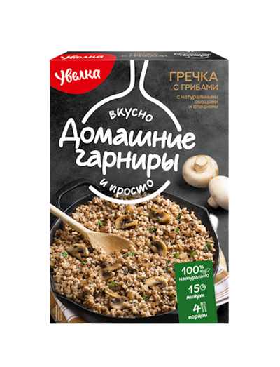 BUCKWHEAT W/MUSHROOMS 6/(2X150GR) UVELKA N361(120)