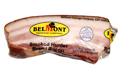 BACON SMOKED EXTRA LEAN 20/17LB CHUNK BELMONT N49644/95654