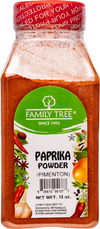 PAPRIKA POWDER 12/13OZ FAMILY TREE