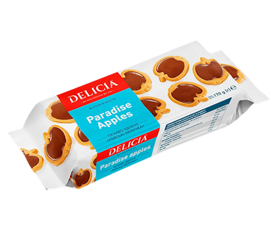 BISCUITS BUTTER PARADISE APPLES 12/170GR DELICIA