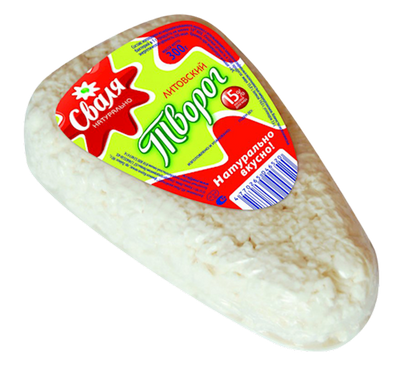 FARMER CHEESE LITOVSKIY 15% CLASSIC 5/300GR SVALIA  LITHUANIA SV511