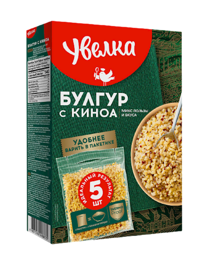 BULGUR AND QUINOA MIX 6/(5X80GR) UVELKA N928