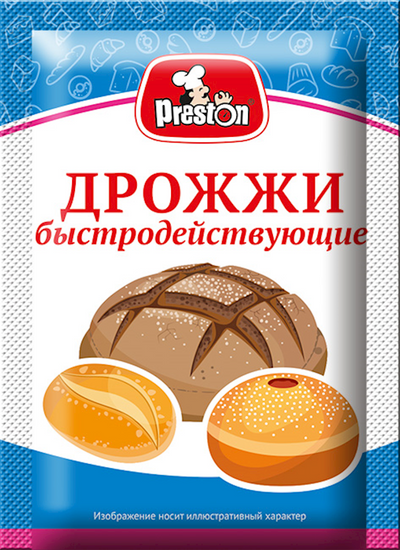 YEAST DRIED 40/11GR PRESTON RUSSIA NA35353