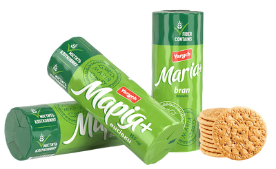 BISCUITS MARIA W/BRAN 35/155GR YARYCH UKRAINE