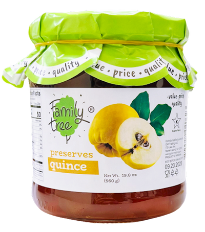 PRESERVES QUINCE 12/560GR FAMILY TREE N62