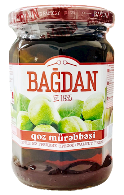 PRESERVE WALNUT VIP 6/400G BAGDAN AZERBAIJAN N31120/11