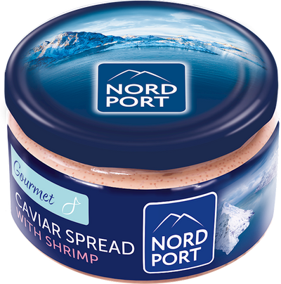 CAVIAR SPREAD W/SHRIMP 6/180GR NORD PORT NNP8021