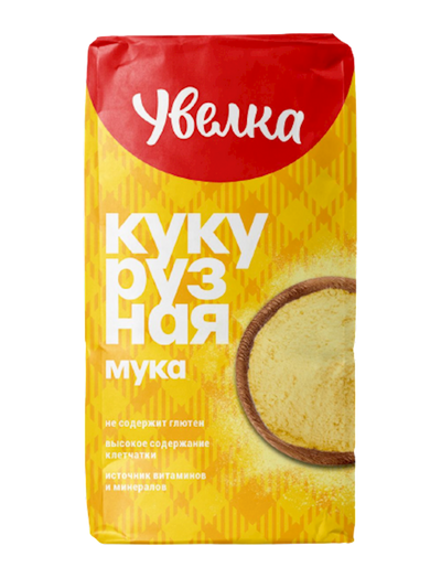 FLOUR CORN 4/500GR (17.6oz) UVELKA