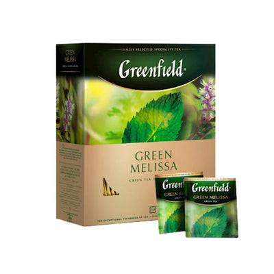 TEA GREEN MELISSA 9/(100X1.5GR) GREENFIELD 0879-09
