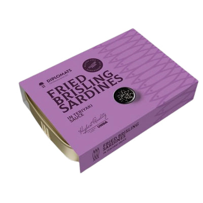 SARDINES IN TERIYAKI SAUCE 10/100GR DIPLOMATS LATVIA N1684/512(4)