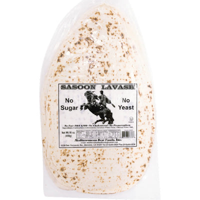 LAVASH SASOON NO SUGAR&YEAST 1/450GR BY PC KOSHER