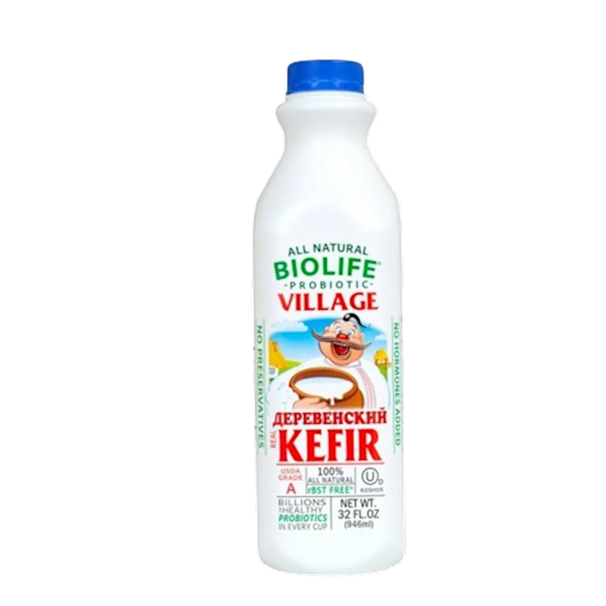 KEFIR VILLAGE W/PROBIOTIC 12/946ML BIOLIFE