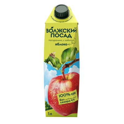 JUICE APPLE 12/1L VOLZHSKIY POSAD