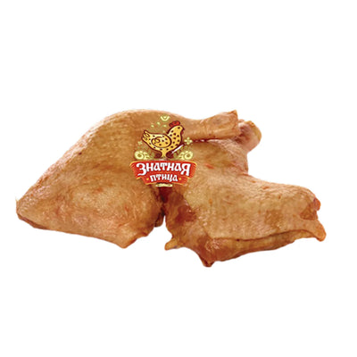 CHICKEN LEGS QUARTERS SMOKED 1/1.4LB ZNATNAYA PTICA NIQ5/90466