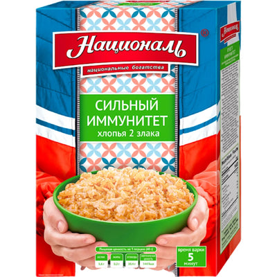 MIX FLAKES&GRAINS STRONG IMMUNITY 12/240GR NATSIONAL N33