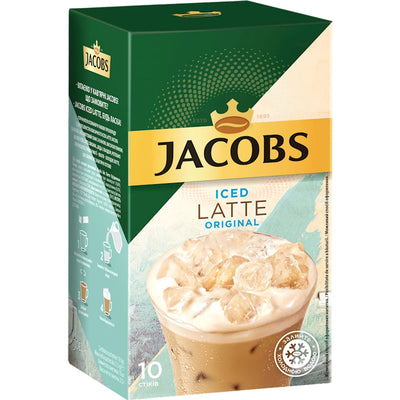 COFFEE STICKS INSTANT JACOBS ICE LATTE 10/(10X21.5GR) UKRAINE N3102