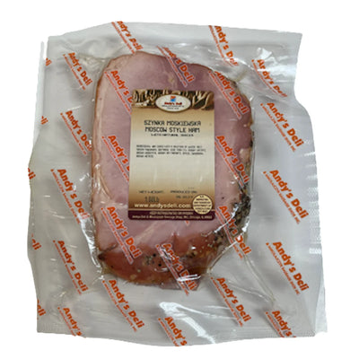HAM MOSCOW STYLE 1LB V/P / SZYNKA MOSKIEWSKA  40/40LB CHUNK ANDY'S N1721