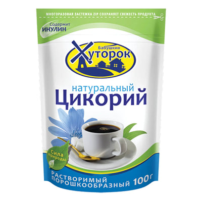 CHICORY POWDER BABUSHKIN HUTOROK 12/100GR RUSSIA N10400