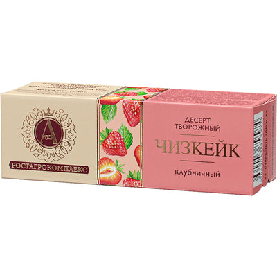 CHEESE BAR STRAWBERRY CHEESECAKE 15% 12/40GR ROSTAGROKOMPLEX