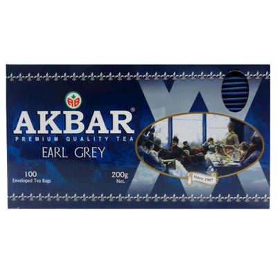 TEA AKBAR BLACK EARL GREY 12/(100X2GR) SRI-LANKA