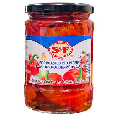 PEPPERS FIRE ROASTED RED 12/560ML S&F