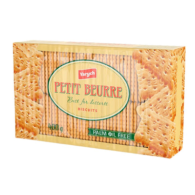 BISCUITS PETIT BEURRE 16/400GR YARYCH UKRAINE