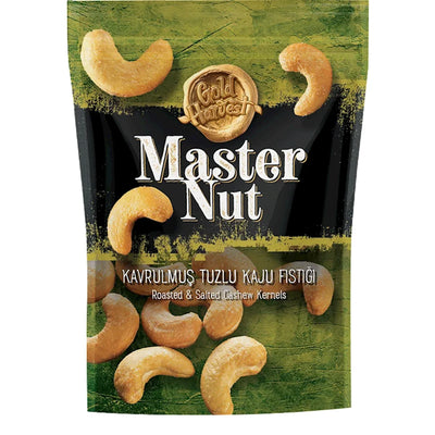 CASHEW ROASTED SALTED MASTER NUT 7/140GR GOLD HARVEST