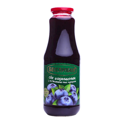 JUICE BLUEBERRY PASTEURIZED 6/1L BESSARABKA UKRAINE