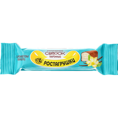 CHEESE BAR VANILLA GLAZED 10% 12/40GR ROSTAGRUSHKI