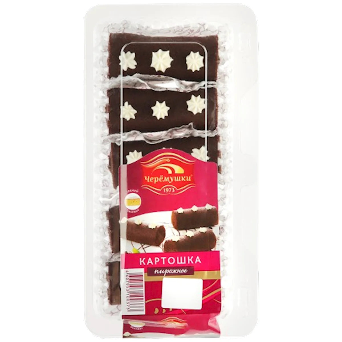 PASTRY KARTOSHKA CHOCOLATE MINI 12/300GR CHEREMUSHKI N31260 / N14