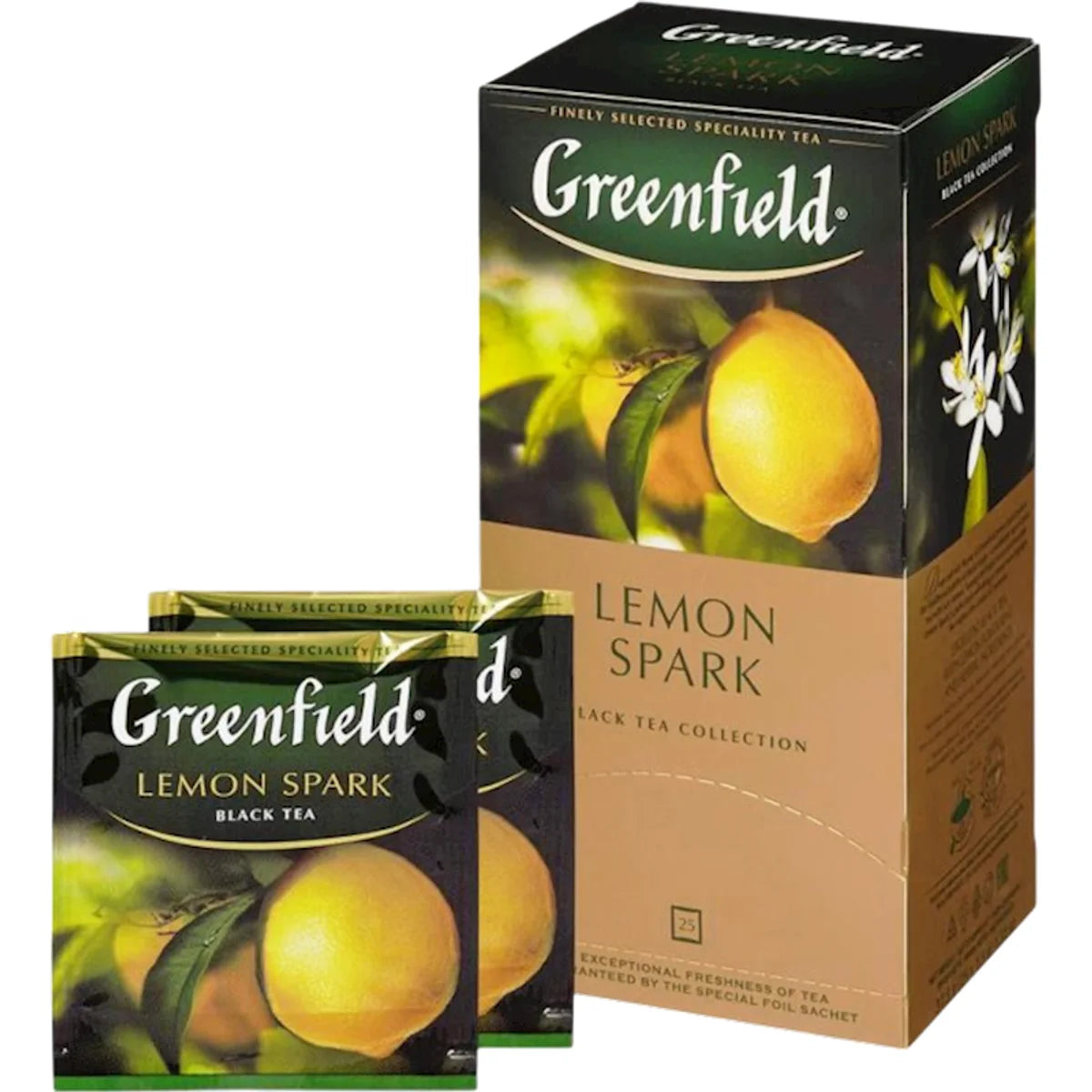 TEA BLACK LEMON SPARK 10/(25X1.5GR) GREENFIELD 0711-10
